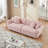 " modern 3-seater flannelette sofa | spring-wrapped cushions | stylish metal feet | 4 throw pillows | living room & bedroom-1476217121