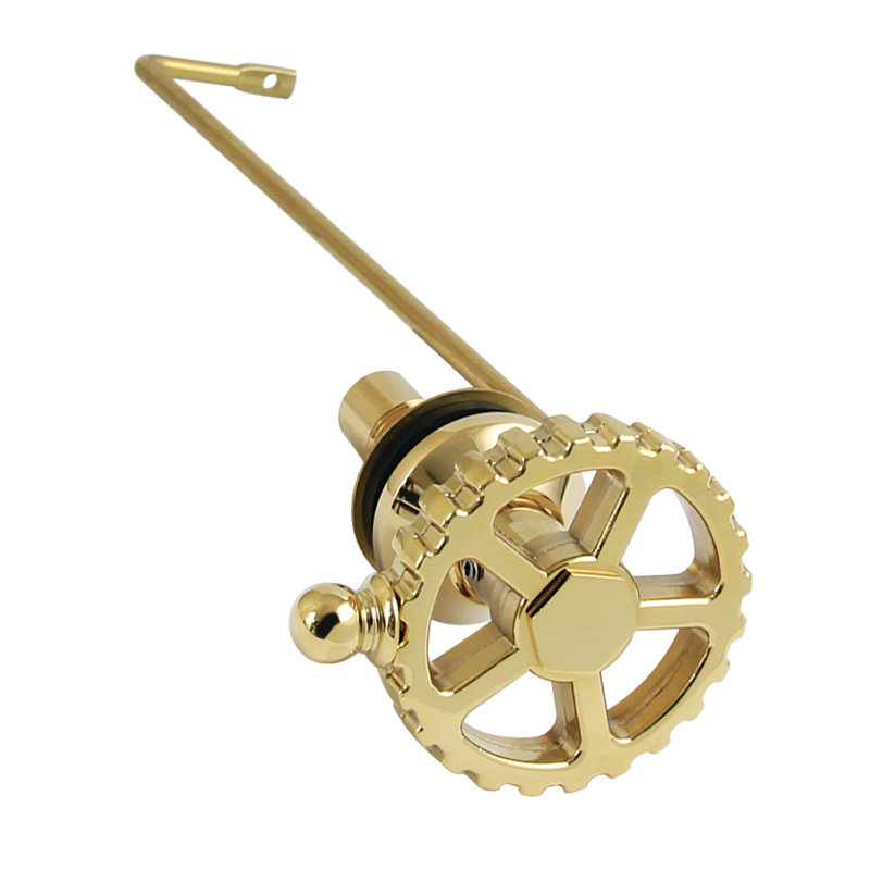 Kingston Brass Fuller Side Mount Toilet Tank Lever, Polished Brass