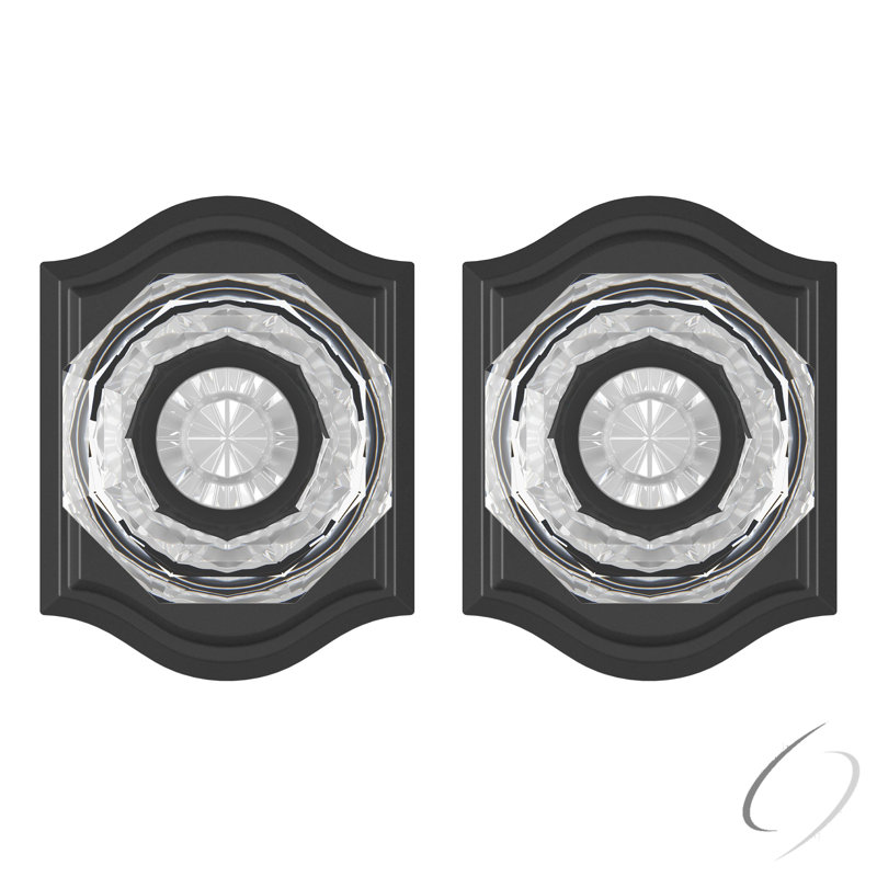 Crystal Door Knob with Baldwin Reserve Rosette
