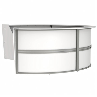 Peele 4 Person U-Shaped Synthetic Laminate Reception Desk