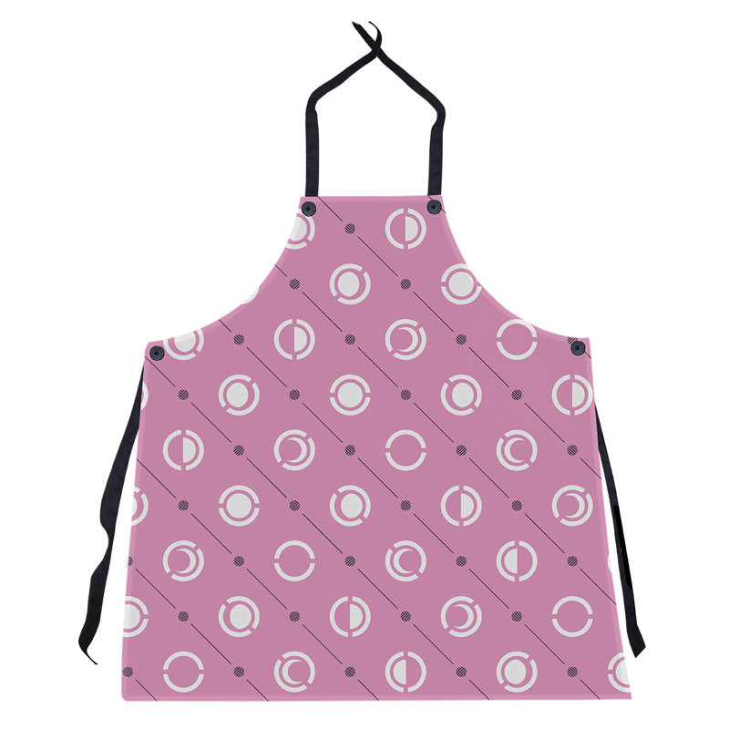 Skeffingt Bib Apron, Pink/Black