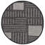 Flore Geometric Handmade Kilim Wool/Cotton Area Rug in Black/Ivory-1155923904