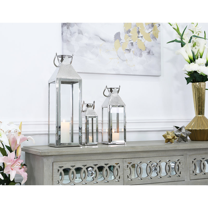 3 Piece Floor Lantern Set