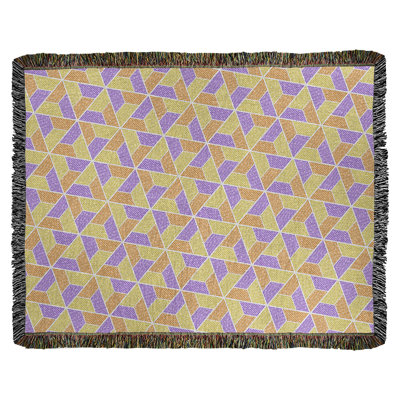 Couverture tissée Katelyn Elizabeth Trapezoids