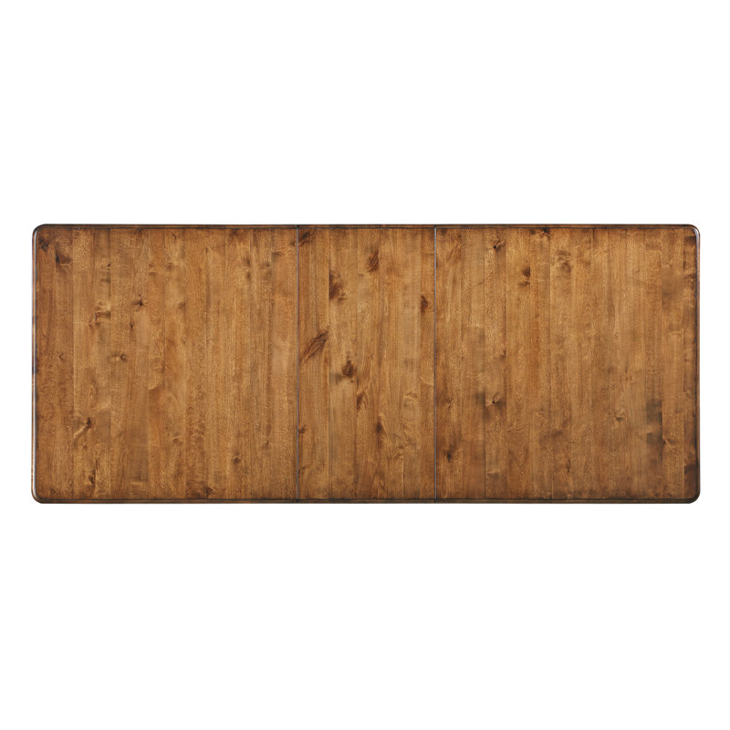 Iestyn Extendable Trestle Dining Table, Spice