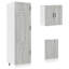 8 Piece Kitchen Cabinet Set Kalmar High Gloss Engineered Wood-1930763670
