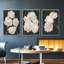 «Nighttime Flora I», ensemble de 3 toiles encadrées-97710541-97710547