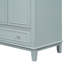 Ensemble de meuble-lavabo 30 po avec lavabo, armoire de salle de bain multifonctionnelle avec portes et tiroir, cadre solide et panneau de fibres à densité moyenne (vert)-2012878525