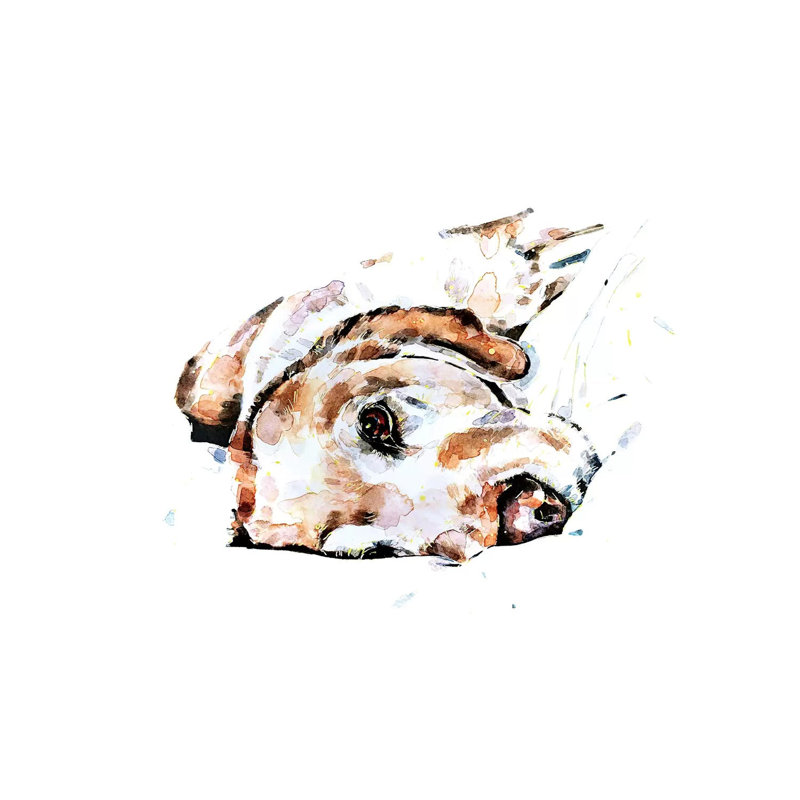 Labrador Relaxation - Painting on Canvas, Wrapped Canvas, 66.04 cm H x 45.72 cm W x 1.91 cm D