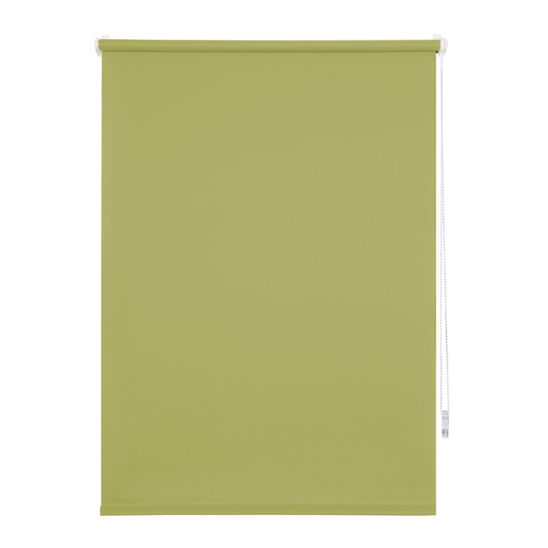 Just Room Darkening Roll-Up Blind, 160cm L x 60cm W, Green