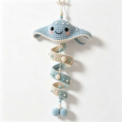 Ironwork barrel Crochet Ornament DIY Kit