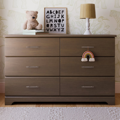 Commode double à 6 tiroirs Brookside