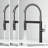 Edison Pro 20" H 1-handle Pull-Down 3-Function Sprayer Kitchen Faucet-93689079
