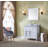 Hamil 37 " W Freestanding Standard Free Standing 1 Single Vanity Bathroom Vanity With Carrara Marble Top