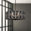 Twilight 4 Light 18in x 8.5in Pendant in White with Clear Optic Crystals-295348086-295348085