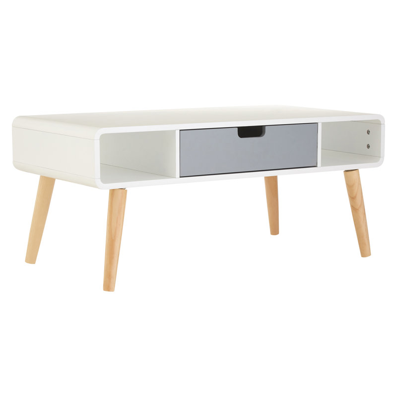 Cahoon Four Leg Coffee Table with Storage