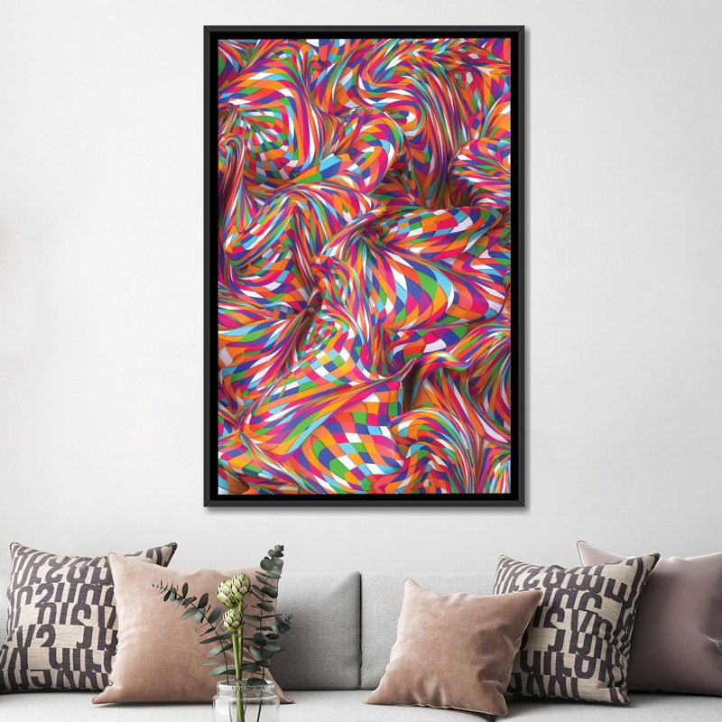 " Smooth Sight " by Danny Ivan, 26" H x 18" W x 1.5" D, Black Framed Canvas, No Mat