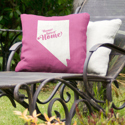 Home Sweet Indoor/Outdoor Throw Pillow