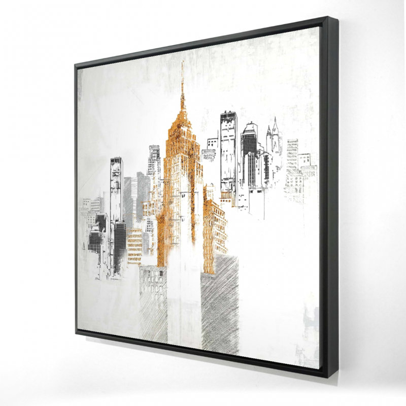 " Blurry Sketch Style Cityscape "