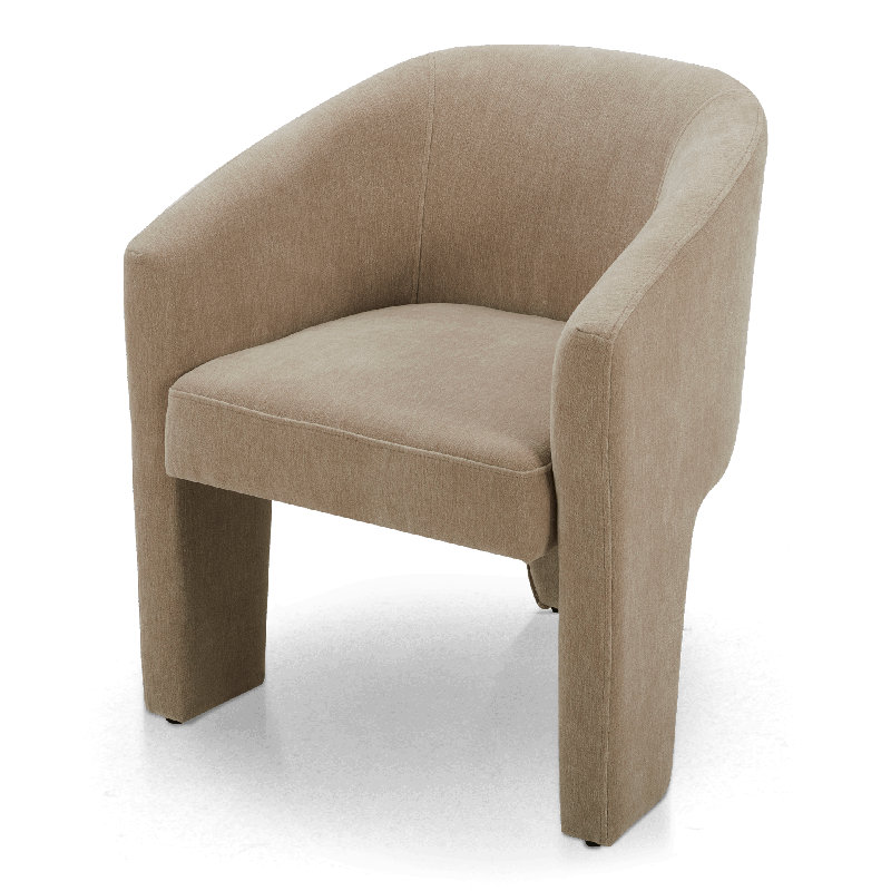 Chaise Danford en osier Capri, Tanné