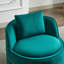 Fauteuil pivotant, fauteuil d'appoint pivotant à 360 °, fauteuil demi-tonneau pour chambre à coucher (fauteuil d'appoint)-1710385804