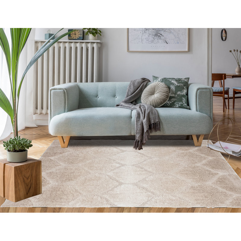 Aaeden Geometric Indoor Rug, Rectangle 5'4" x 8'