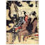 Hokusai - Single Picture Frame Print on Wood-551174458