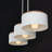 Donal 3 - Light Dimmable Kitchen Island Drum Chandelier