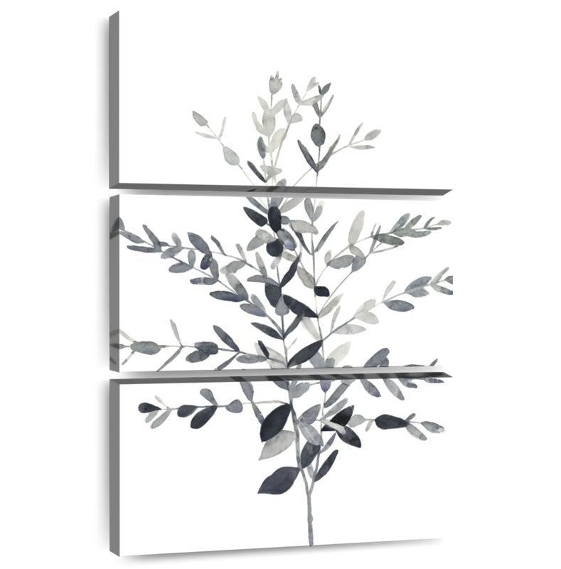 Harnek Paynes Grey Botanicals II, 74" H x 48" W