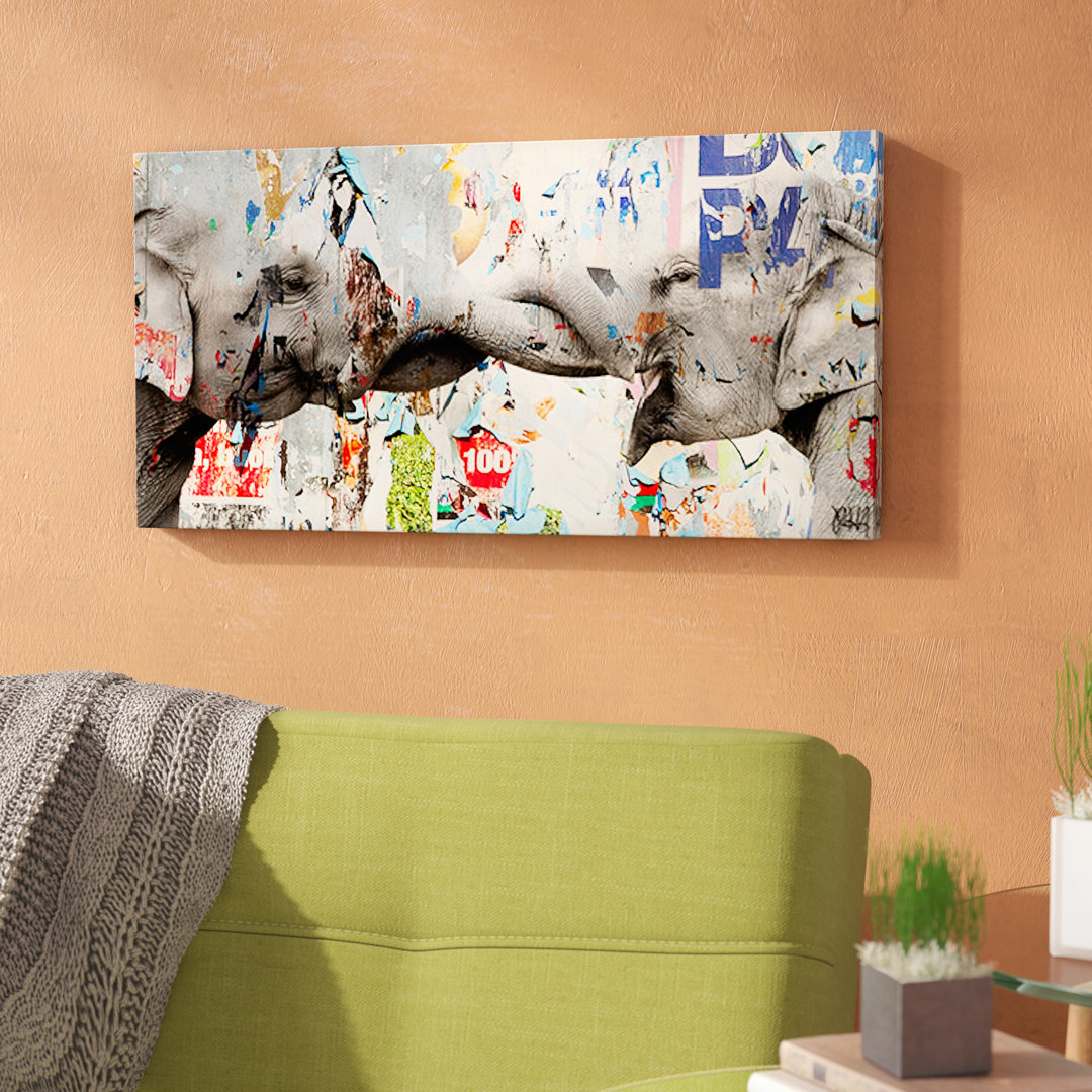 " Saddle Ink Elephant VI " by Tristan Scott Dakota Fields