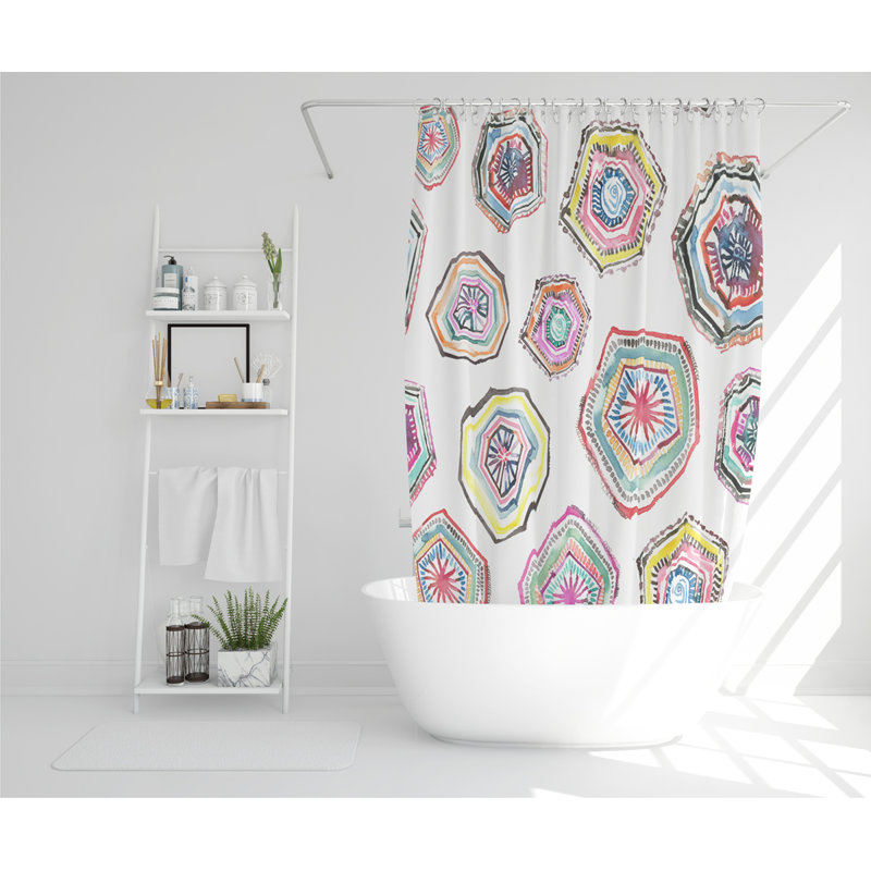 Karla Polyester Shower Curtain Set