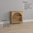 Eshman Engineered Wood Arched Bookcase with Storage for Home Living Room-349777424-336637704