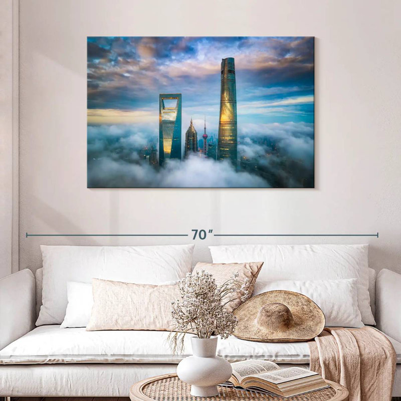 Lilie Lujiazui Skyscrapers, 30" H x 45" W