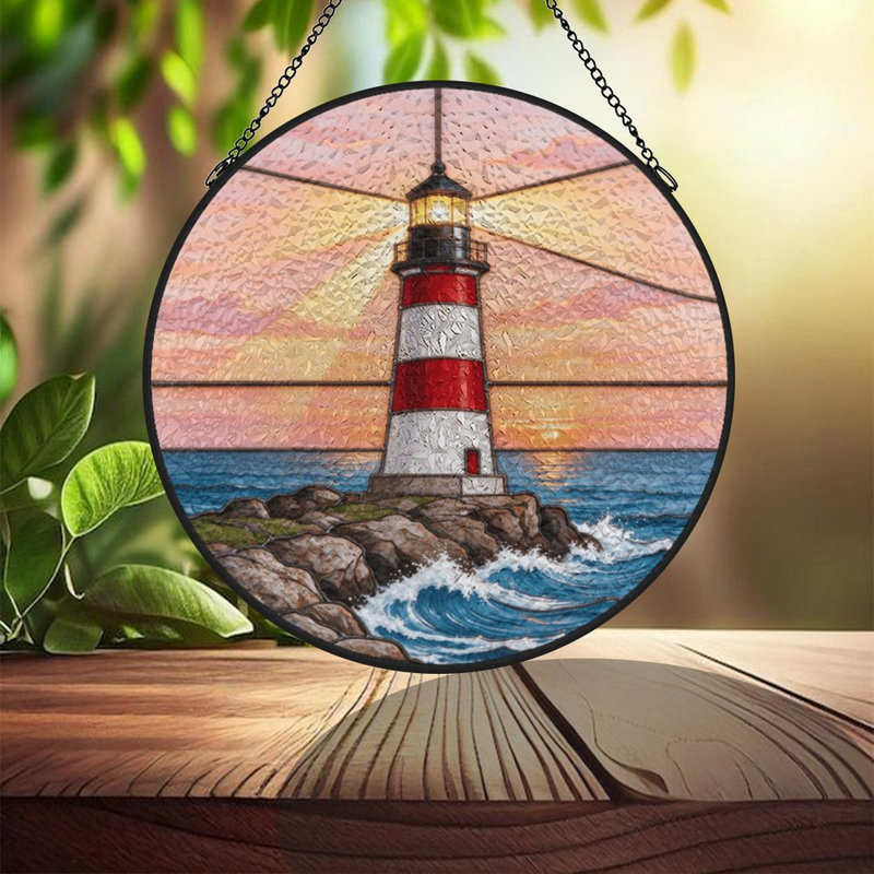 Panneaux de vitrail Sunset, 6,3 x 6,3 po (16 x 16 cm)
