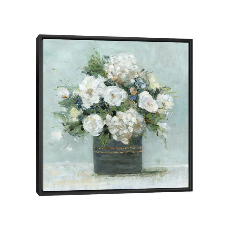 «Mi Amore» par Sally Swatland - reproduction d'art, Black Framed, Pas de tapis, H 18 po x l 18 po x 1,5 po