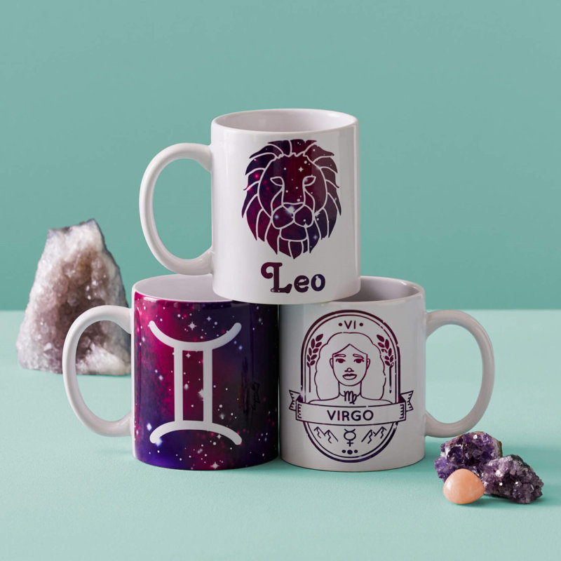 Grande tasse en céramique Cricut, blanche - 12 oz / 340 ml (2 carats)