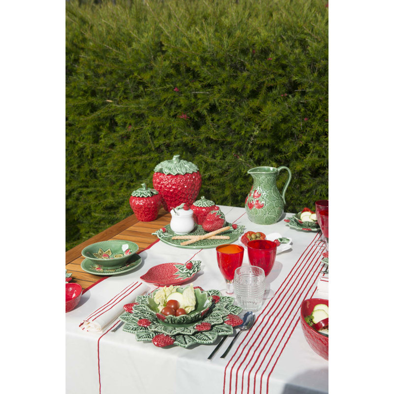 Strawberries Earthenware Platter