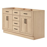 60" Double Bathroom Vanity Base Only