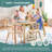 Nordic Table and Chairs Set - Natural