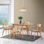 Larsen Oak Solid Wood Base Dining Table