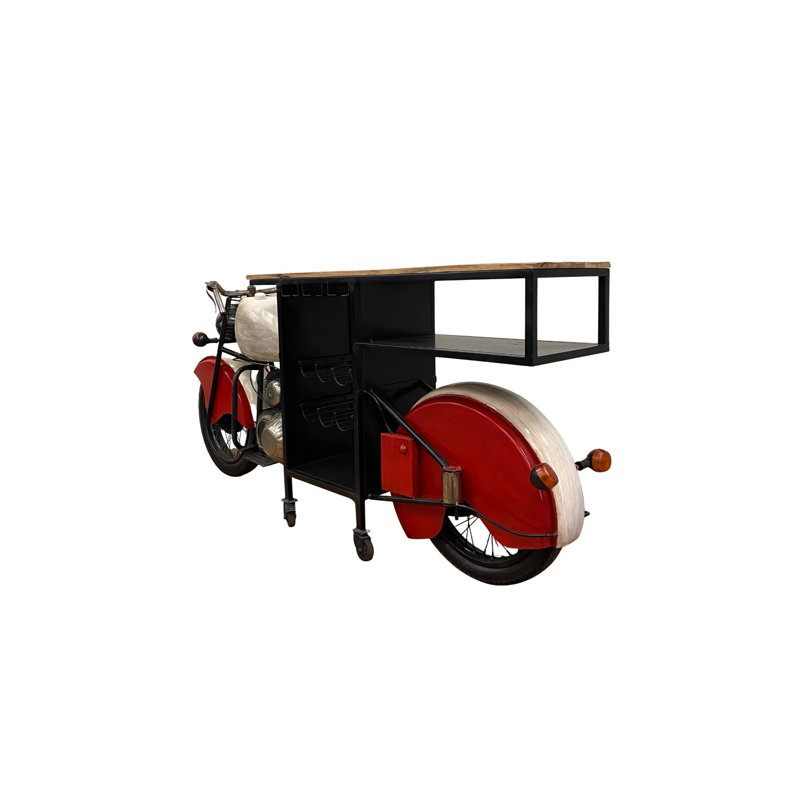 Chariot-bar à vélo avec rangement pour le vin Wolking