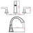 Two Handle Widespread Bathroom Faucet With 3 Hole Setup And Brushed Nickel - Quick Upgrade, Precise Temperature Vanity Water Control