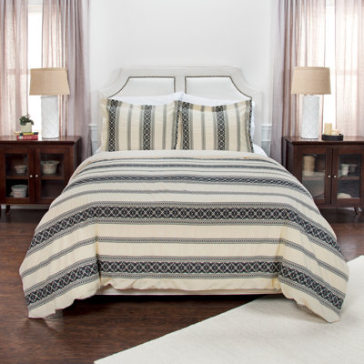 Cherie Modern Cotton Striped Duvet Cover