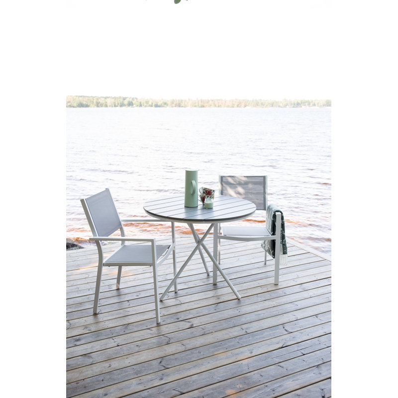 Akia Round Outdoor Coffee Table - 90 cm W 90 cm D