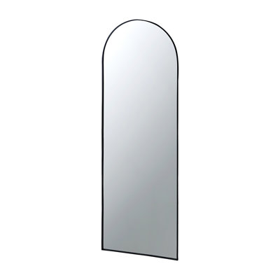 28X1x74" Celine Black Arch Body Mirror