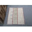 Delightful Handcrafted Turkish Rug in Neutral Tones with Accents and Unique Geometric Design