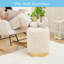 Repose-pieds rond en velours avec rangement-970583788