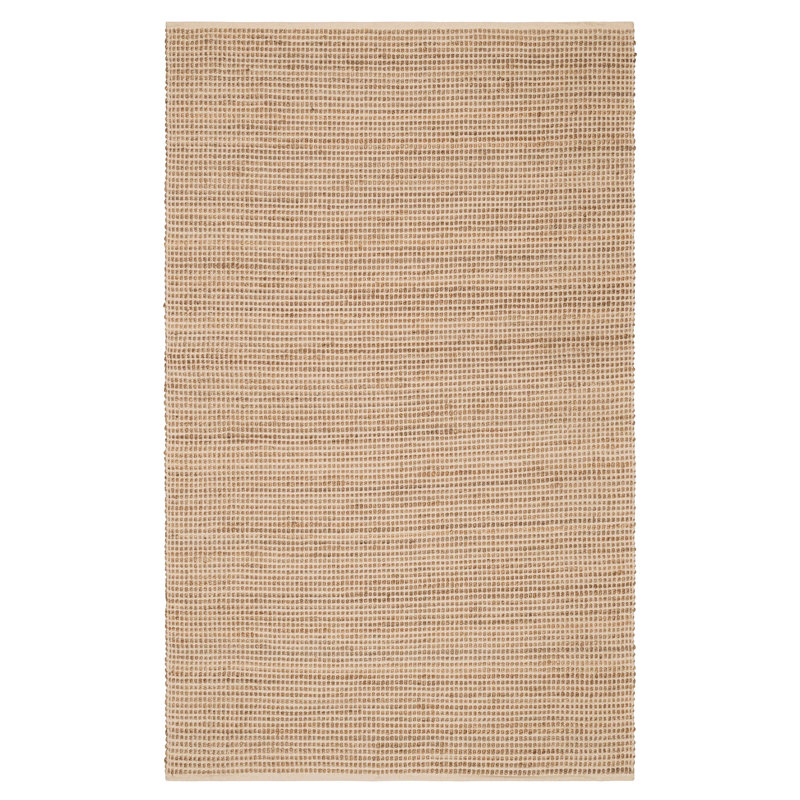 Natural Handwoven Jute 6' x 9' Flatweave Rug