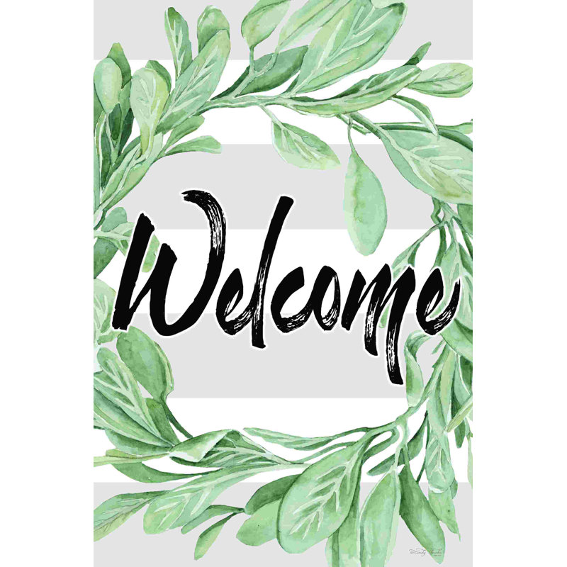 " Welcome " by Cindy Jacobs, 18" H x 12" W x 1.25" D