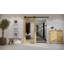 Wyalusing Oak Wood Sliding Barn Door Mirror-1583565733-1583565729